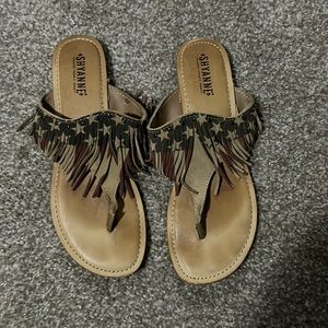 American Flag Sandals